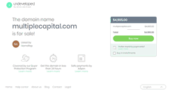 Desktop Screenshot of multiplecapital.com